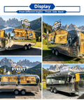 13Ft Stainless Steel Food Trailer Fully Equipped Turnkey Mobile Kitchen Built For Hustlers Straight From The Factory Boss Level Gear Zero Middleman Markup Grind Ready To Roll, displayed from multiple angles.