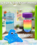 Introductory Science Kit For Kids Ages Five And Up That Feels Like A Real Lab Safe Chemistry Experiments with colorful gels and test tubes