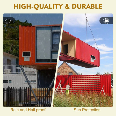 Off Grid Vent Fan For Shipping Containers And Cabins With 15W Panel, Dual Quiet 2688 RPM Fans, Weatherproof Design, on containers