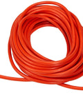 Heavy Duty 50-Foot Indoor Outdoor Extension Cord With 3 Prong Grounded Plug, 13 Amp 125V 1625W Copper Wire, Vinyl Coated, Orange, ETL Certified
