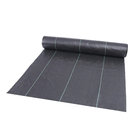 Heavy Duty Weed Barrier Fabric 3ft By 300ft 3.2oz Tear-Resistant Ground Cover for garden lawn driveway flower beds, unrolled