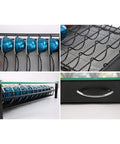 Nespresso Pod Drawer Organizer With Crystal Tempered Glass Tray Holds 40 Vertuo Pods Clear Coffee Capsule Storage Details