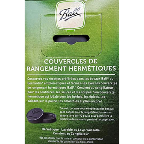 Packaging of Ball Couvercles de Rangement Hermétiques with product description and logo