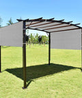 Installed 4 By 5 Feet Sun Shade Sail With Durable Grommets Heavy Duty UV Blocking Mesh for Outdoor Patio Deck or Porch