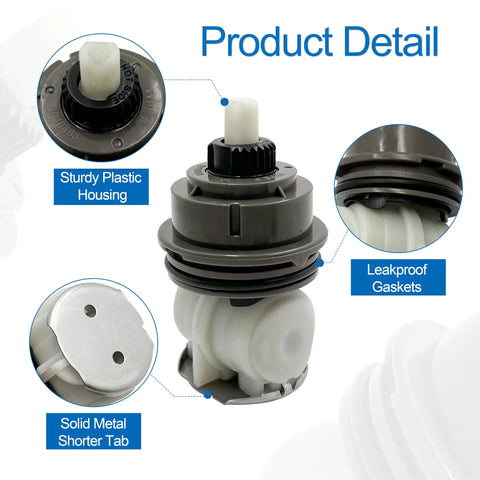 Product detail of shower cartridge assembly compatible with Monitor 17 Series Dual Function Tub and Shower Faucet Pack of 2
