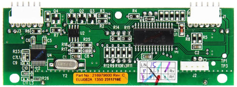 Replacement Freezer User Control And Display Board 216979600 And 297366309 Compatible Plug And Play Easy Install OEM Style Replacement Part For Refrigerator Diagnostics And Repair showing electronic components on a circuit board.