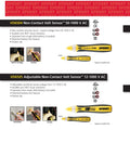 Straight Up Tough Non Contact Voltage Detector 50 To 1000 Volt Ac with five sensing nodes, ergonomic grip for electrical work.
