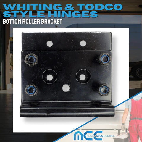 Cargo Control Roll Up Door Bracket For Heavy Duty Overhead Doors With Bottom Roller Bracket Replacement Part Kit For Industrial Refrigerated Truck Doors 1 Pack