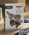 Gift box of Totally Fun Foam RC Planes With 3 Batteries For Beginners And Up Easy To Fly Fighter Jet Style Drones