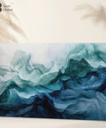 Premium Acoustic Wall Panels Amp Up Your Room Tone with Dazzling Aqua Dreams Artistry made from heavy duty polyester fiber.