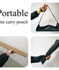 Adjustable Tent Poles Set Of Two For Tarp Canopy Camping Replacement in black carry pouch and box packaging