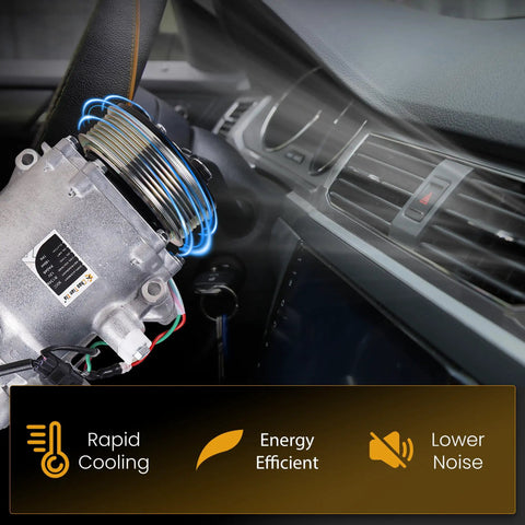 Heavy Duty Air Conditioning Ac Compressor With Seven Pk Clutch Fit 2007 2011 Honda CR V And 2012 Acura RD X showing rapid cooling features.