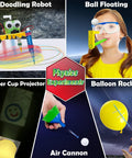 150 Hands On Science Experiments Kit For Kids STEM Projects Kid Friendly For Boys And Girls showing physics activities