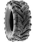 A024 25x10-12 ATV UTV Mud Trail Tire 6 Ply Heavy Duty All Terrain Grip For Mud Sand And Rocks On 12 Inch Rims Rugged Off Road
