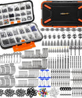 All In One Fishing Tackle Kit With Organized Tackle Box 397 Piece Gear Set Including Hooks Sinkers Swivels Beads Rigs Jigs Drop Shot Weights For Bass And Trout Ready To Fish