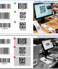 Handheld 1D 2D USB Barcode Scanner With Long Cable For POS And Mobile Payments Reads QR Codes PDF417 And Data Matrix in use at a desk