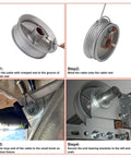 Heavy Duty Garage Door Torsion Spring Kit With Cables And Brackets, assembly steps for smooth easy DIY operation.