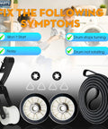 All In One Dryer Repair Kit With Drum Rollers Idler Pulley And Belt For Whirlpool Amana Maytag KitchenAid Dryers displayed with features