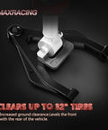 Close-up of 2 Inch Front End Leveling Kit For Chevy Silverado Suburban Tahoe Sierra Yukon XL 1500 2007-2026 in black and white