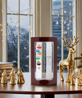 Cool Indoor Weather Station With Glass Galileo Thermometer And Five Multicolor Balls From 64F To 80F, Storm Glass Inspired