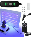 48W UV Resin Curing Light With 360 Degree Rotating Stand And Solar Turntable 395nm 96 LED Array for 3D Printers