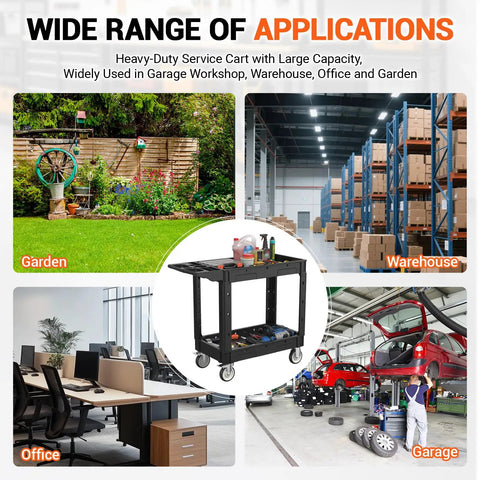 Beefy Rolling Storage Cart 40 By 17 Inches With 1000 Lb Capacity, Workhorse Utility Cart Made From Industrial Grade Polypropylene, Rustproof, Waterproof, Corrosion Resistant For Indoor Or Outdoor Use in garden, warehouse, office, garage