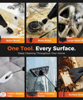 Portable Handheld Steam Cleaner With 1500W High Power For Homes And Kitchens Features 6-Level Adjustable Pressure And Quick Heat Up To Blast Grease And Dirt From Tile Grout And Bathroom Surfaces With Ease: Various brushes and tools for deep cleaning.