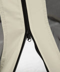 Close-up of 13 By 13 Universal Replacement Mesh Sidewall Netting with cream trim and zipper for gazebos and canopy tents.