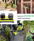 Two-Port Dual Chemistry IntelliPort Battery Charger for 12V to 18V Max Lithium Ion NiCad NiMH Packs shown with tools