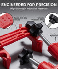 9 Piece Universal Engine Camshaft Clamp Locking Tool Kit For Dual Overhead Cam Motors Tough Nylon Antislip Grip details showing clamps and texture.