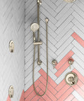 Belfield Volume Control Valve Trim Kit Chrome Finish With Three Quarter Inch Valve Inlet And M Pact System Compatibility shower setup