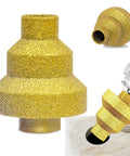 All In One Diamond Core Drill Bit Set With Diamond Brazed Step Bits 20mm 35mm 50mm Hole Expander Chamfer Pagoda Reamer