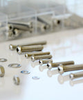 Swordfish 31920 stainless steel nut, bolt and washer assortment; 224-piece set with clear storage case
