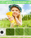 Pocket Digital Microscope For Kids 1000X Portable Handheld Microscope With Built In Storage For Photo And Video Capture Provides Real Time Viewing Of Plants Insects Coins Jewelry Stamps Educational Toy Gift For Ages 3 To 10 Boys And Girls, yellow handheld