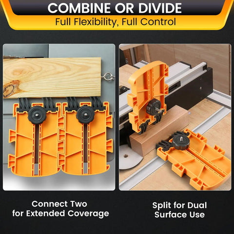 Pro Grade Featherboard For Table Saws, Router Tables And Band Saws, Kickback Prevention And Precision Feed Control, 2 Pack