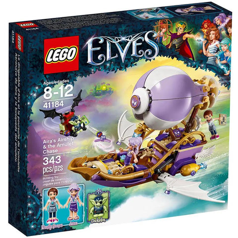Box of Elves Airas Airship And The Amulet Chase Set With Two Mini Dolls Emily Jones And Aira The Wind Elf Dukelin Goblin.