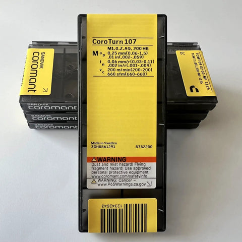 1125 T Max P Turning Insert For CNC Lathes Box Of 10 Carbide Blade Inserts TCMT090202 MF packaging