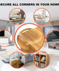 Table Corner Guards For Baby Safety, 24 Count, Easy Install Furniture Edge Bumpers For Tables and Cabinets, Non Toxic BPA Free