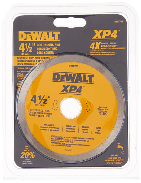 Porcelain Tile Diamond Blade For Wet Dry Cutting 4.5 Inch High Diamond Concentration For Faster Cuts in packaging