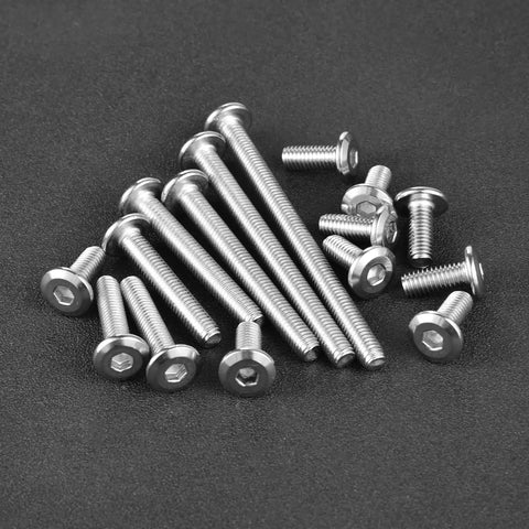 Heavy Workhorse M6 X 115mm Flat Head Socket Cap Screws With Hex Key Drive, Top Shelf 304 Stainless Steel 18 8 Full Thread Countersunk Bolts Kit, 10 pack of screws