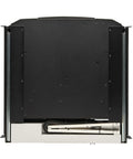 Slick Short Depth One U Rackmount Kvm Console With An 18 Point Five Inch Hd Lcd Screen and HDMI Plus USB Ports rear view.