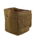 Heavy Duty Outdoor Camping Storage Bag Portable Polyester Organizer For Gas Stoves Pots And Gear Spacious Travel Case Khaki with pockets