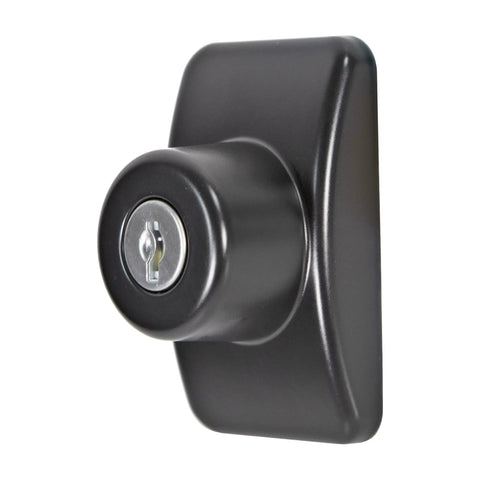 Heavy Duty Storm Door Deadbolt Lock Black Brass KD Keyed Different Exterior Security Lock With Color Coded Parts For Fast Easy Install And Replacement