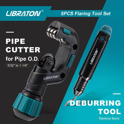 Hvac Flaring Tool Kit For Copper Pipes Metric And Saes Sizes 45 Degree Eccentric Cone Ac Repair Gear Smooth Operator Design Dang Tough Build Straight Fire Results For Mechanics And Handyman Crew
