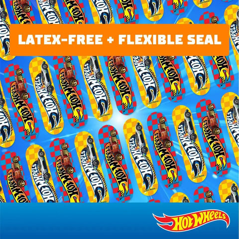 Hot Wheels Bandage Kit For Kids Cute Bandages For Infants And Children Latex Free Assorted Variety Pack With car designs