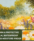 Keep Your Paint By Numbers Creations Slaying With This Quick Dry Acrylic Sealer And Clear Gloss Varnish delivering protective film on flowers.