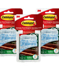 Clear Outdoor Rope Light Clips 3 pack 36 clips total for weather resistant damage free hanging shown in transparent packaging.