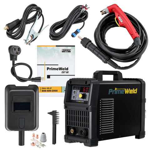 60 Amp Non Touch Pilot Arc Plasma Cutter With PT60 Torch Dual Voltage 110V 220V Shop Ready Beast Heavy Duty Metal Cutter Plus 3 Year Warranty And USA Support Great For Auto Body Shops And Fabrication Projects.