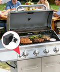 Six Outlet Tact Push Button Igniter Kit For Four Five And Six Burner Grills Replacement Parts Fits depicted on a grill