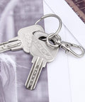 120 Piece Zinc Alloy Swivel Snap Hooks With Rugged Key Rings For Jewelry Crafting And Gear Building Hella Durable Top Shelf Metal Hardware Clasps Straight Up Built To Last with metallic keys and swivel snap hook.